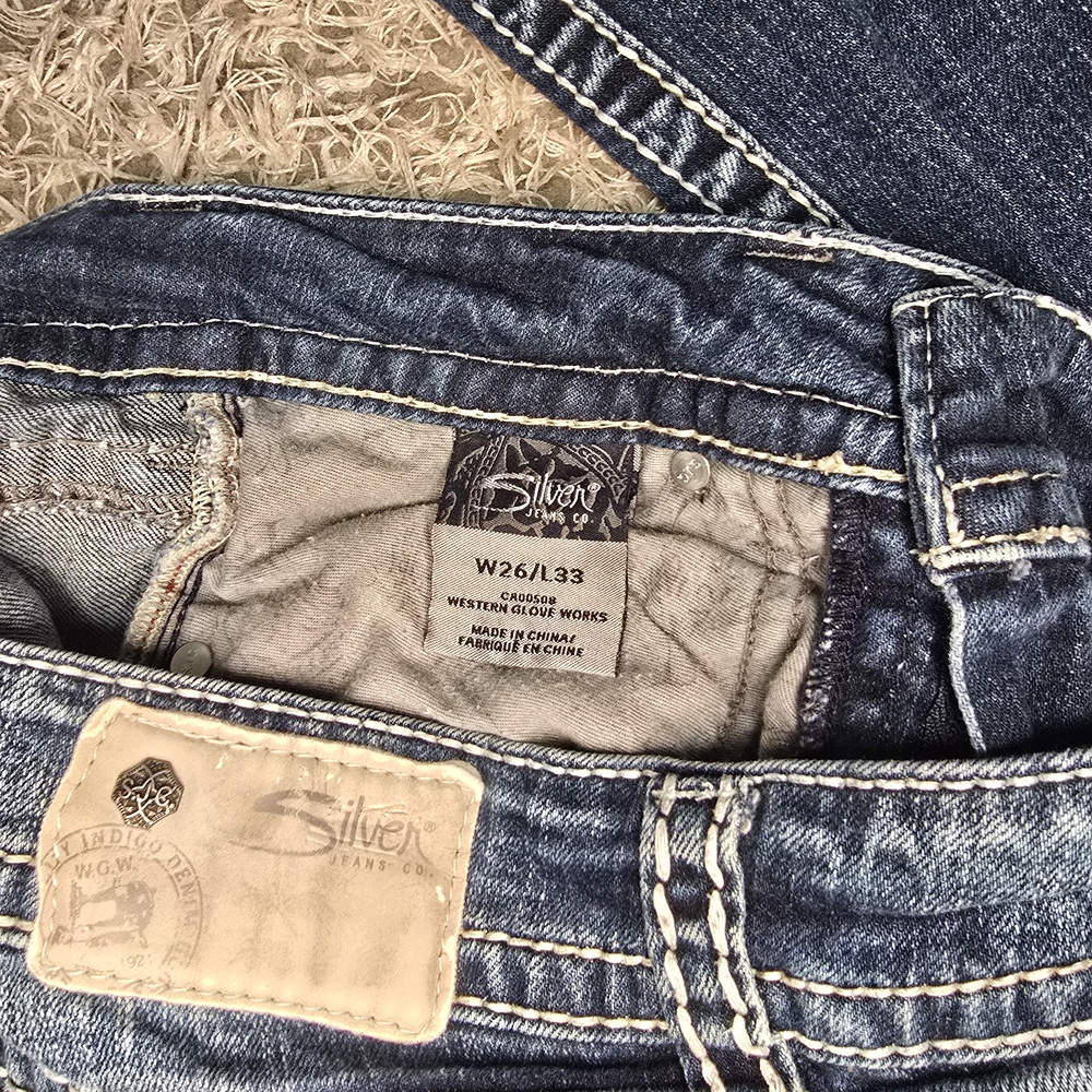 Silver Jeans Women's Boot Cut in Dark Blue - Picture 5 of 5